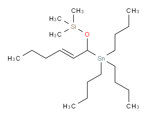 (E)-trimethyl((1-(tributylstannyl)hex-2-en-1-yl)oxy)silane