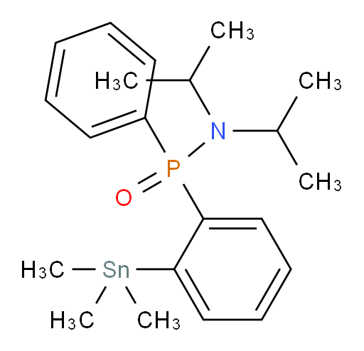 N,N-二异丙基-P-苯基-P-(2-(三甲基锡基)苯基)phosphinic 酰胺