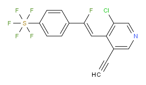 (Z)-4-(2-(3-chloro-5-ethynylpyridin-4-yl)-1-fluorovinyl)(pentafluoromercapto)benzene