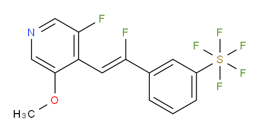(Z)-3-(1-fluoro-2-(3-fluoro-5-methoxypyridin-4-yl)vinyl)(pentafluoromercapto)benzene