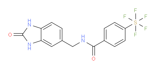 [4-[[[(2,3-Dihydro-2-oxo-1H-benzimidazol-5-yl)methyl]amino]carbonyl]phenyl]sulfur pentafluoride