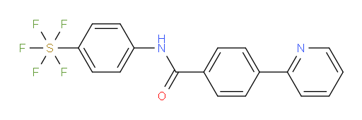 [4-[[4-(2-pyridinyl)benzoyl]amino]phenyl]sulfur pentafluoride