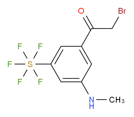 [3-(2-Bromoacetyl)-5-(methylamino)phenyl]sulfur pentafluoride