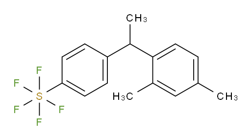 4-(1-(2,4-dimethylphenyl)ethyl)(pentafluoromercapto)benzene