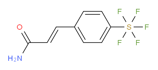 [4-[(1E)-3-amino-3-oxo-1-propenyl]phenyl]sulfur pentafluoride