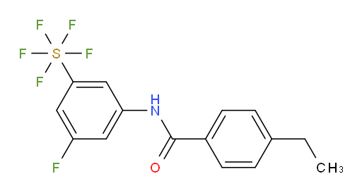 [3-[(4-Ethylbenzoyl)amino]-5-fluorophenyl]sulfur pentafluoride