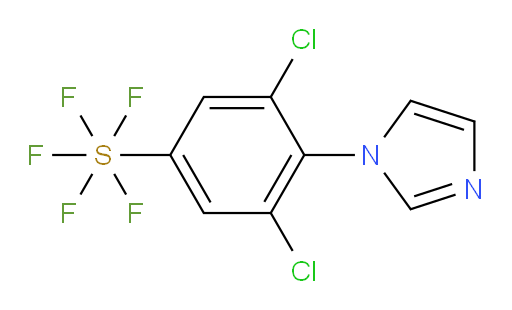 [3,5-dichloro-4-(1H-imidazol-1-yl)phenyl]sulfur pentafluoride