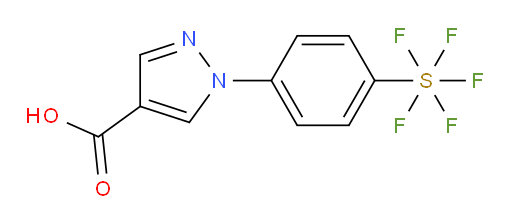 1-(4-(pentafluoromercapto)phenyl)-1H-pyrazole-4-carboxylic acid