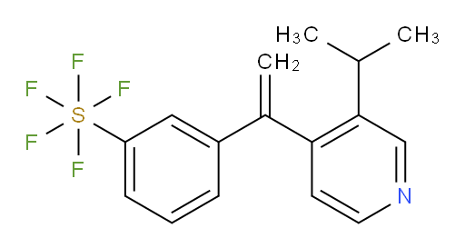 3-(1-(3-isopropylpyridin-4-yl)vinyl)(pentafluoromercapto)benzene