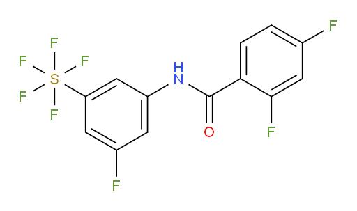 [3-[(2,4-Difluorobenzoyl)amino]-5-fluorophenyl]sulfur pentafluoride
