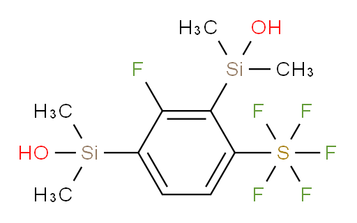 (2-fluoro-4-(pentafluoromercapto)-1,3-phenylene)bis(dimethylsilanol)