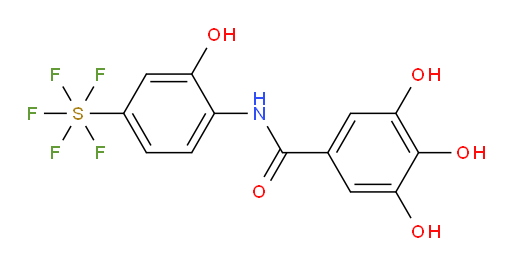 [3-hydroxy-4-[(3,4,5-trihydroxybenzoyl)amino]phenyl]sulfur pentafluoride