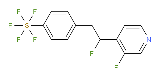 4-(2-fluoro-2-(3-fluoropyridin-4-yl)ethyl)(pentafluoromercapto)benzene