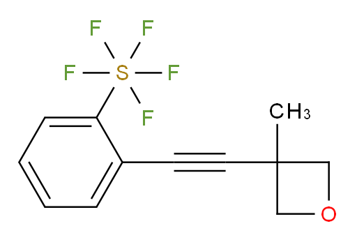 2-((3-methyloxetan-3-yl)ethynyl)(pentafluoromercapto)benzene