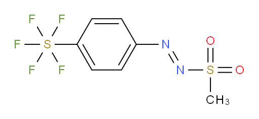 (E)-4-((methylsulfonyl)diazenyl)(pentafluoromercapto)benzene