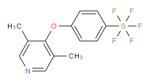 4-((3,5-dimethylpyridin-4-yl)oxy)(pentafluoromercapto)benzene