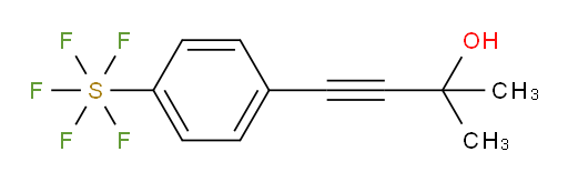 [4-(3-hydroxy-3-methyl-1-butyn-1-yl)phenyl]-sulfur pentafluoride