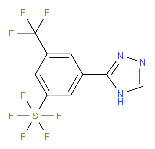[3-(1H-1,2,4-triazol-3-yl)-5-(trifluoromethyl)phenyl]sulfur pentafluoride