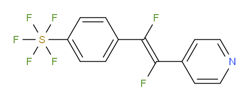 (E)-4-(1,2-difluoro-2-(pyridin-4-yl)vinyl)(pentafluoromercapto)benzene