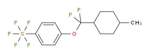 [4-[difluoro(trans-4-methylcyclohexyl)methoxy]phenyl]sulfur pentafluoride