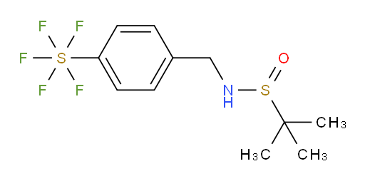 [4-[[[(1,1-dimethylethyl)sulfinyl]amino]methyl]phenyl]sulfur pentafluoride