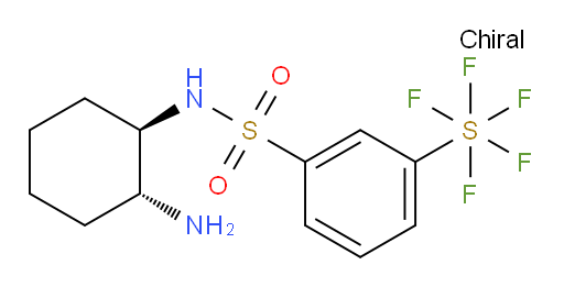 [3-[[[(1R,2R)-2-Aminocyclohexyl]amino]sulfonyl]phenyl]sulfur pentafluoride