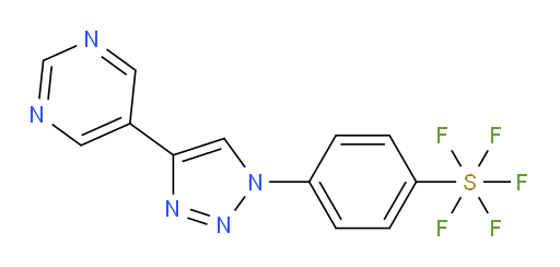 4-(4-(pyrimidin-5-yl)-1H-1,2,3-triazol-1-yl)(pentafluoromercapto)benzene