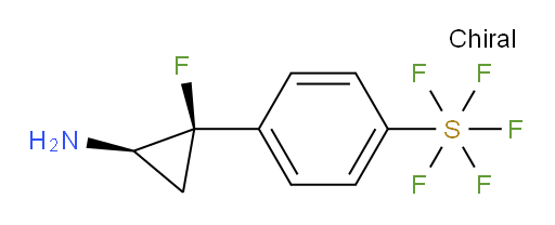 4-((1R,2R)-rel-2-amino-1-fluorocyclopropyl)phenylsulfur pentafluoride