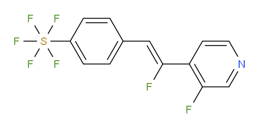 (Z)-4-(2-fluoro-2-(3-fluoropyridin-4-yl)vinyl)(pentafluoromercapto)benzene