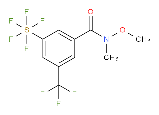 [3-[(methoxymethylamino)carbonyl]-5-(trifluoromethyl)phenyl]sulfur pentafluoride