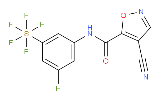 [3-[[(4-Cyano-5-isoxazolyl)carbonyl]amino]-5-fluorophenyl]sulfur pentafluoride