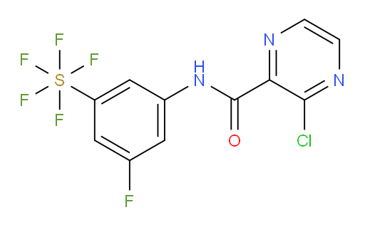 [3-[[(3-Chloro-2-pyrazinyl)carbonyl]amino]-5-fluorophenyl]sulfur pentafluoride