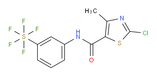 [3-[[(2-Chloro-4-methyl-5-thiazolyl)carbonyl]amino]phenyl]sulfur pentafluoride