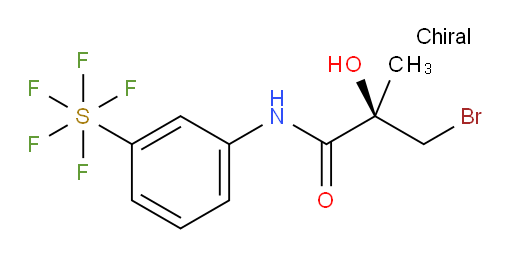 (R)-3-bromo-2-hydroxy-N-(3-(pentafluoromercapto)phenyl)-2-methylpropanamide