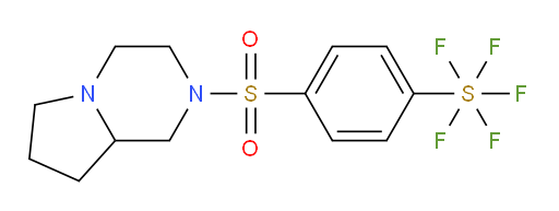 4-((hexahydropyrrolo[1,2-a]pyrazin-2(1H)-yl)sulfonyl)(pentafluoromercapto)benzene
