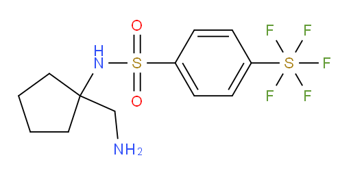 [4-[[[1-(Aminomethyl)cyclopentyl]amino]sulfonyl]phenyl]sulfur pentafluoride