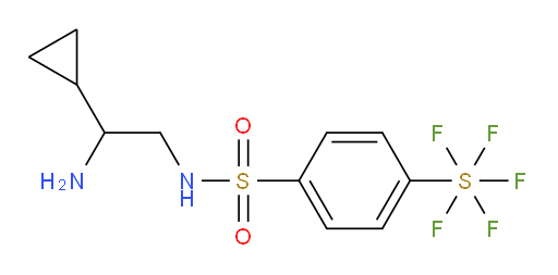 [4-[[(2-Amino-2-cyclopropylethyl)amino]sulfonyl]phenyl]sulfur pentafluoride