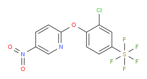 [3-Chloro-4-[(5-nitro-2-pyridinyl)oxy]phenyl]sulfur pentafluoride