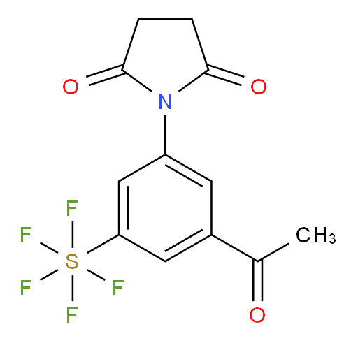 [3-Acetyl-5-(2,5-dioxo-1-pyrrolidinyl)phenyl]sulfur pentafluoride