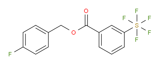 [3-[[(4-fluorophenyl)methoxy]carbonyl]phenyl]sulfur pentafluoride