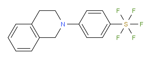 4-(3,4-dihydroisoquinolin-2(1H)-yl)(pentafluoromercapto)benzene