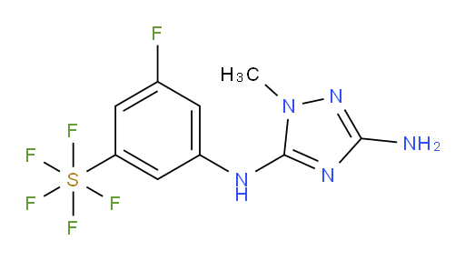 [3-[(3-Amino-1-methyl-1H-1,2,4-triazol-5-yl)amino]-5-fluorophenyl]sulfur pentafluoride