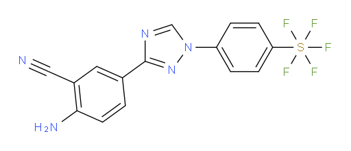 [4-[3-(4-Amino-3-cyanophenyl)-1H-1,2,4-triazol-1-yl]phenyl]sulfur pentafluoride