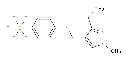 [4-[[(3-Ethyl-1-methyl-1H-pyrazol-4-yl)methyl]amino]phenyl]sulfur pentafluoride