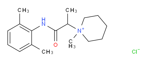 1-(1-((2,6-dimethylphenyl)amino)-1-oxopropan-2-yl)-1-methylpiperidin-1-ium chloride