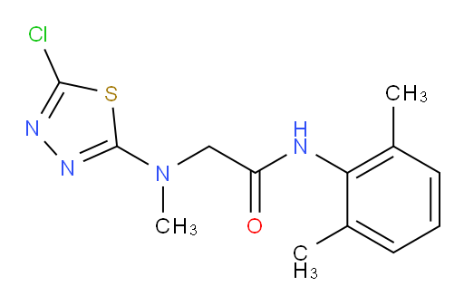 2-((5-chloro-1,3,4-thiadiazol-2-yl)(methyl)amino)-N-(2,6-dimethylphenyl)acetamide