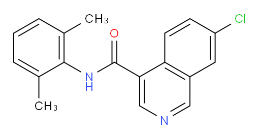 7-chloro-N-(2,6-dimethylphenyl)isoquinoline-4-carboxamide