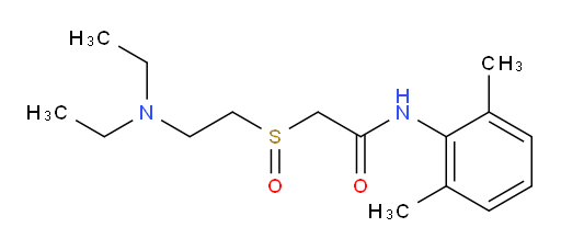 2-((2-(diethylamino)ethyl)sulfinyl)-N-(2,6-dimethylphenyl)acetamide