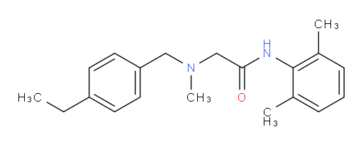 N-(2,6-dimethylphenyl)-2-((4-ethylbenzyl)(methyl)amino)acetamide