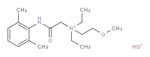2-((2,6-dimethylphenyl)amino)-N,N-diethyl-N-(2-methoxyethyl)-2-oxoethanaminium hydroxide